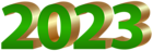 2023 Green PNG Transparent Clipart