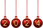 2024 Christmas Red Balls PNG Image.png
