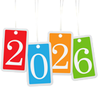 2026 Decorative PNG Clip Art