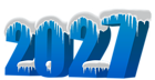 2027 Snowy Blue PNG Transparent Clipart