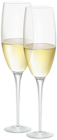 Champagne Glasses PNG Transparent Clipart