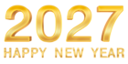The page with this image: Golden 2027 Happy New Year PNG Clipart,is on this link