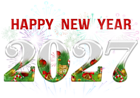 The page with this image: Happy New Year 2027 PNG Clipart,is on this link