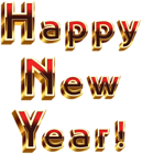 Happy New Year Transparent PNG Image