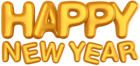 Happy New Year Transparent PNG Image