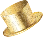 New Year Party Hat Gold PNG Clip Art Image