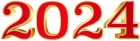 Red 2024 PNG Clipart