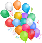 Balloons Party Decoration PNG Clipart