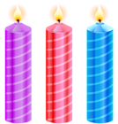 Birthday Candles PNG Clipart Image