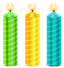 Birthday Candles PNG Vector Clipart Picture
