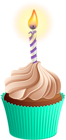 Birthday Cupcake PNG Clip Art Image