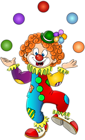 Clown Transparent Clip Art Image