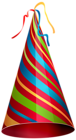 Colorful Party Hat Transparent PNG Clip Art Image