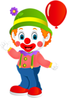 Cute Clown Transparent PNG Clip Art Image