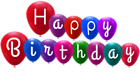 Happy Birthday Balloons PNG Clip Art