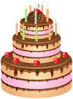 Happy Birthday Cake PNG Clip Art Image