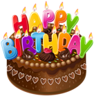 Happy Birthday Cake PNG Clipart Image