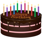 Happy Birthday Cake PNG Transparent Clipart