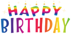 Happy Birthday Deco PNG Clip Art