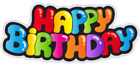 Happy Birthday PNG Clip Art Image