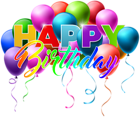 Happy Birthday PNG Transparent Clip Art Image