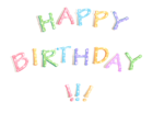 Happy Birthday Transparent PNG Clipart Picture