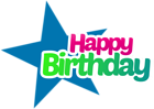 Happy Birthday Transparent PNG Image