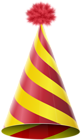 Party Hat Red Yellow Transparent PNG Clip Art Image