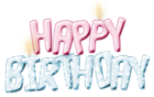 Transparent Happy Birthay PNG Clipart Picture