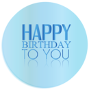 Transparent Oval Happy Birthday Decor PNG Clipart Picture