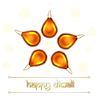 Beautiful Decoration Happy Diwali PNG Clipart Image
