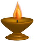 Diwali Candle Clip Art PNG Image