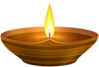 Diwali Candle Decoration PNG Clipart