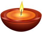 Diwali Candle PNG Transparent Clipart