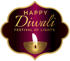 Happy Diwali Decoration PNG Clip Art Image