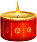 India Candle Red Transparent Clip Art Image