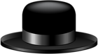 Black Hat Transparent Clip Art Image