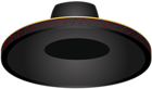 Black Spanish Hat PNG Clip Art Image
