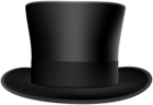 Black Top Hat PNG Clipart