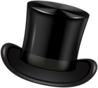 Black Top Hat Transparent Clip Art PNG Image