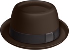 Dark Brown Hat PNG Clipart