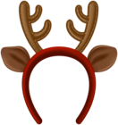 Deer Antlers Christmas Headband PNG Clipart