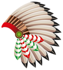 Native American Chief Hat Transparent PNG Clip Art Image