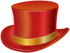 Red Top Hat PNG Clip Art Image