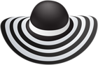 Striped Sun Hat PNG Clip Art Image