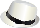 White Hat Transparent PNG Clip Art Image