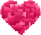 Abstract Heart Pink PNG Transparent Clipart