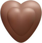 Chocolate Heart Transparent PNG Clip Art Image