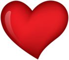 Classic Red Heart PNG Transparent Clipart