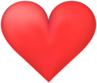 Classic Red Heart Transparent PNG Image